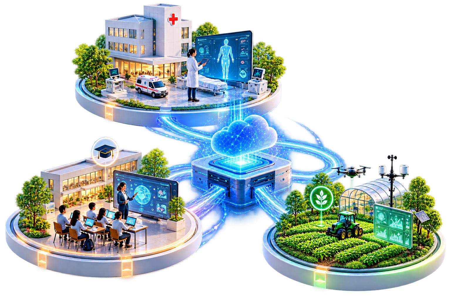 Setukrite digital technology illustration