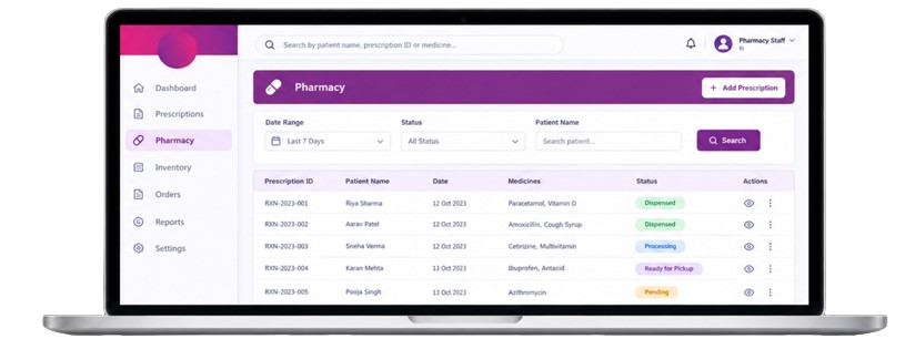 Pharmacy Panel management platform
